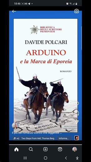 25K views · 188 reactions | Il più bel romanzo storico che leggerete quest'anno, "Arduino e la Marca di Eporeia", Baima - Ronchetti Edizioni #arduinoelamarcadieporeia #storia #romanzo #arduinodivrea #medioevo #arduino #feudalesimo #davidepolcari #polcari #romanzostorico | Feudalesimo - di Davide Polcari | Facebook