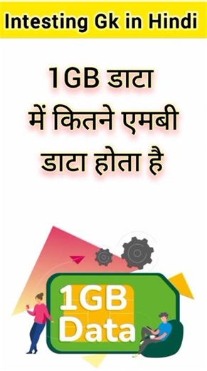 1 GB Me Kitne MB Hote Hai? 🤔 Full Explanation | Data Conversion Trick | GB to MB Easy Samjho #gk