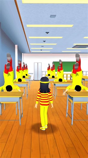 chicken wing chicken wing #sakuraschoolsimulator​ #sakura​#shorts​.