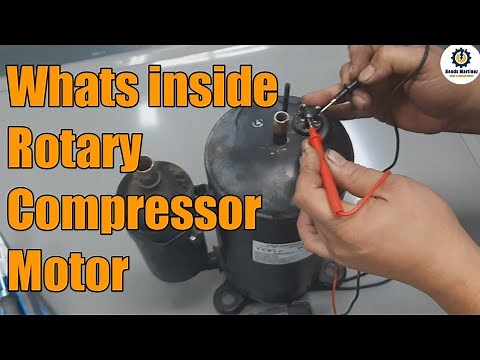 What's inside rotary compressor