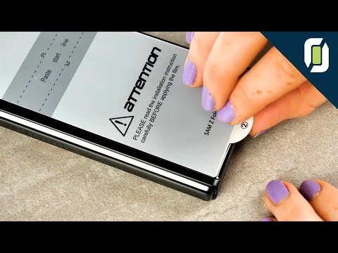 Olixar Front & Back Film screen protector installation