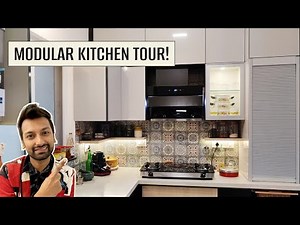 Modern Modular Indian Kitchen Tour (storage and organization tips!)