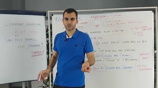 La Différence entre "As" et "Like" (Anglais) : Explications et Exemples