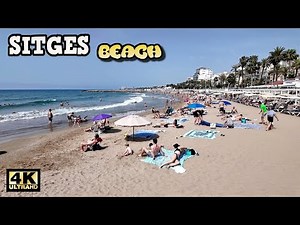 The Best Beaches in Sitges, Barcelona - Spain Beach Tour 2025 [4K, 60 fps]