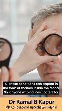 why are u Seeing "Floaters" in your eyes ? Know more ...