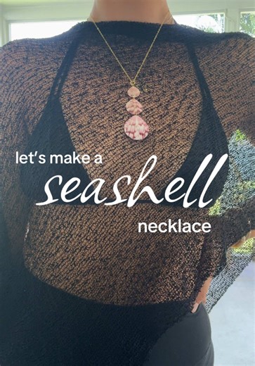Summer Shell Necklace Making for Beachy Vibes