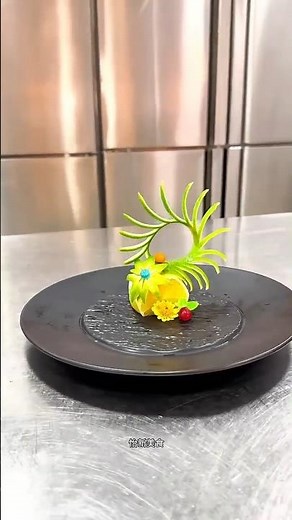 Simplified plating tutorial #creativeplating #platingtutorialPlating skills#Knife Skills#