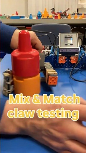 Vex IQ Mix & Match Claw Testing #robotics #enginering