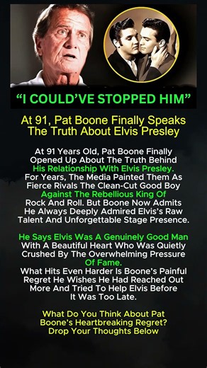 Pat Boone FINALLY Speaks Out About Elvis Presley