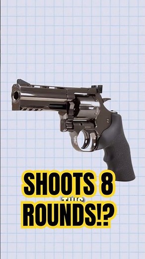 This Revolver Shoots 8+ rounds!! #shorts