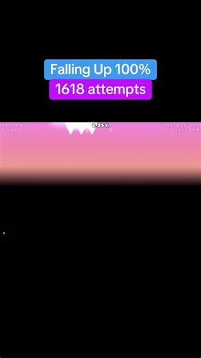 Falling Up 100%: Geometry Dash Level Completed