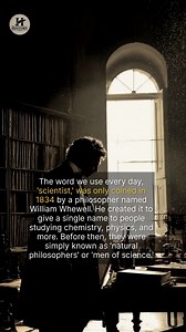 9.7K views · 191 reactions | The word scientist is surprisingly new, dating back only to 1834. | The History Page | Facebook