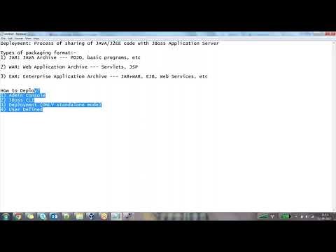 JBoss tutorial || How to Deploy || Jboss Training
