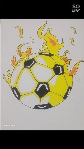 How to draw Football easy #football #howtodraw #drawing