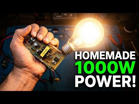 How to make 12V to 220V 1000W Inverter - DIY Electronics Project