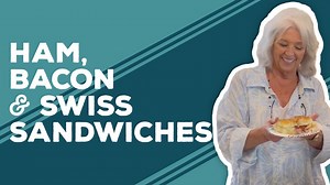 174K views · 3.9K reactions | Y'all, these Baked Ham, Bacon & Swiss Sandwiches are so easy to make, and they're perfect for tailgating, guys night, or a yummy lunch. Get the recipe here: https://www.pauladeen.com/recipe/baked-ham-bacon-and-swiss-sandwiches/ | Paula Deen | Facebook