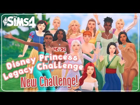 ✨NEW DISNEY PRINCESS CHALLENGE✨ || The Sims 4