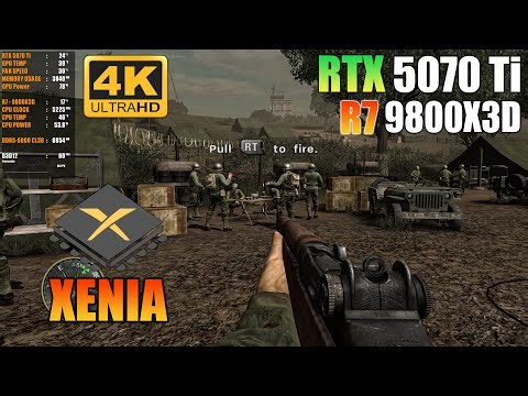 Call of Duty 3 | Xenia Canary 2025 | RTX 5070 Ti + R7 9800X3D | PC Performance Test (4K 60FPS)