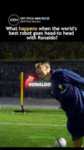 Even a Robot Couldn’t Stop Ronaldo 🤖 #ronaldo #cr7