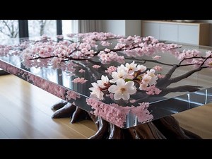 👉 The Making of a Stunning Epoxy Table Using 100% Real Flowers – A Fusion of Woodcraft and Nature