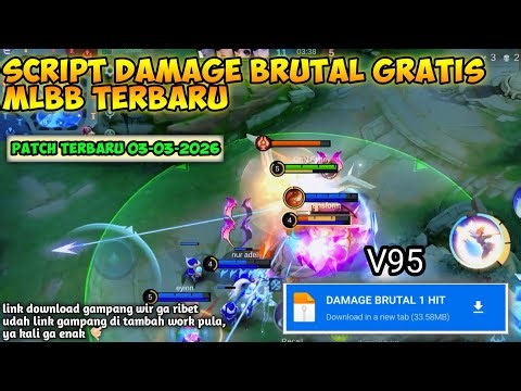 1 HIT SCRIPT DAMAGE MOBILE LEGENDS DAN MUSUH BOT TERBARU 2026 ANTI BANNED | SCRIPT MUSUH LAG
