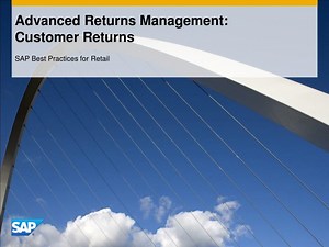 Advanced Returns Management: Customer Returns - SlideServe
