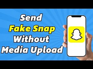 How To Send Live Snap Without Media Upload (Fake Snapchat)