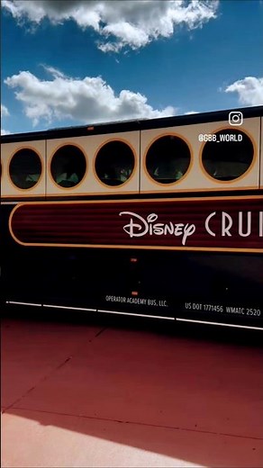 Disney Cruise Line Bus #dcl #disneybus