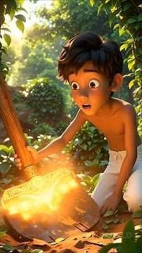 Magical Plough Story | Hindi Moral Fantasy | Ui Ui World #shorts