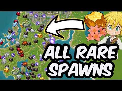 Full Interactive Map With All Chest, Star Fragment, Pet & Mount Spawns - Seven Deadly Sins: Origin