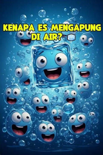 Rahasia Gunung Es yang Tetap Mengapung di Laut! 🏔️🌊 #faktaunik #edukasi