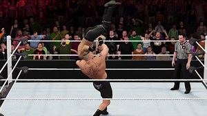 WWE 2K16 gameplay: Brock Lesnar vs. Seth Rollins