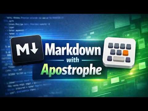 Markdown tutorial with Apostrophe