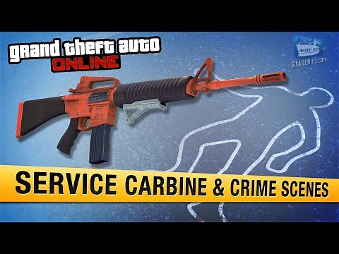 GTA Online - How to Unlock the Service Carbine [All Components & Crime Scenes Locations]