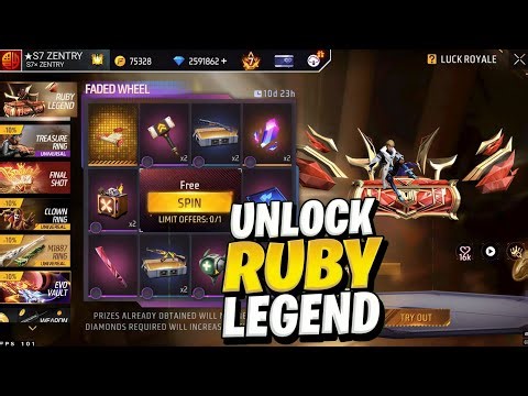 I GOT RUBY LEGEND SKYWING IN 1 SPIN 😱 | New Ruby Legend Skywing Faded Wheel Spin | Faded Wheel Event
