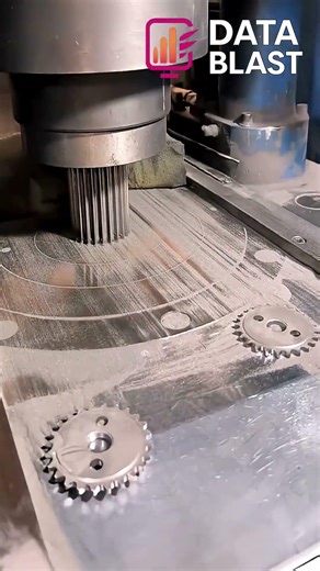 Metal powder turns into a gear | Satisfying press #tools