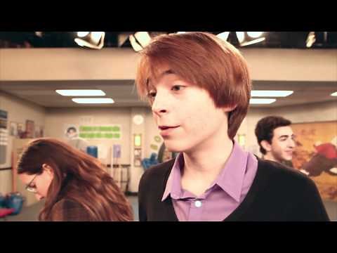 Dylan Riley Snyder & Alex Christian Jones On Set of "Kickin' It"