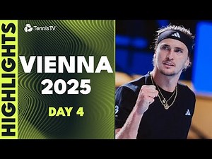 Sinner, Zverev, Musetti, Medvedev & Berrettini Headline STACKED Day | 2025 Vienna Day 4 Highlights