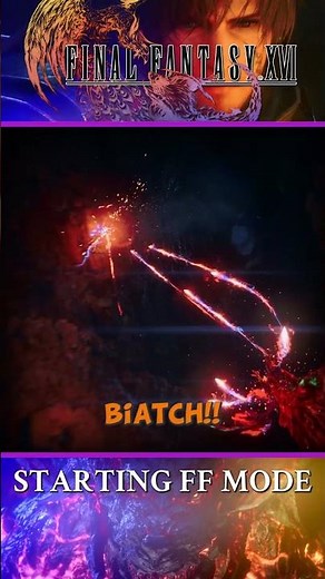 Final Fantasy XVI Memorable Moment: Starting Final Fantasy Mode #shorts