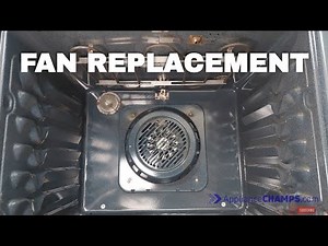 Electric Convection Noisy Oven Fan Replacement Diagnostic and Repair JB910SL6SS Part WB26T10034