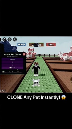 Grow a Garden Latest Script| 🧬 Clone pets INSTANTLY with this NEW script #roblox #growagarden