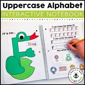 Interactive Alphabet Notebook Letter Sounds Phonics Craft Kindergarten Preschool