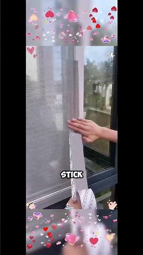 Fix window screen holes easily with our patch! #ScreenRepair #DIYHomeFix
