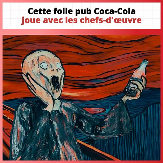 106K views · 2.1K reactions | Coca donne vie aux œuvres célèbres… et c’est du grand art  | Creapills | Facebook
