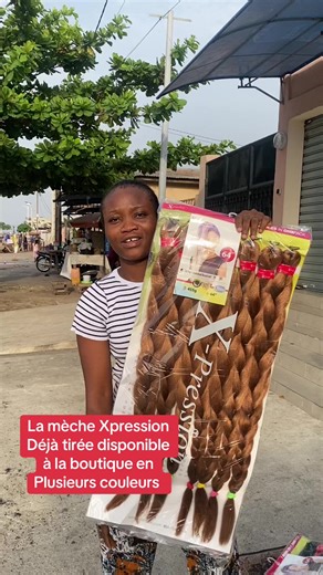 Mèche Xpression Déjà Tirée à la Boutique en Plusieurs Couleurs