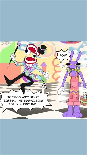 Jax's Egg-Citing Easter!🐰🧺The Amazing Digital Circus Comic Dub
