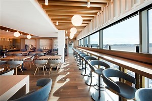 American Airlines Building New Admirals Club Lounge In San Antonio - View from the Wing