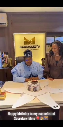 Happy birthday to our capacitated Secretary Elma #sarkinmota #mybratha | Sarkin Mota