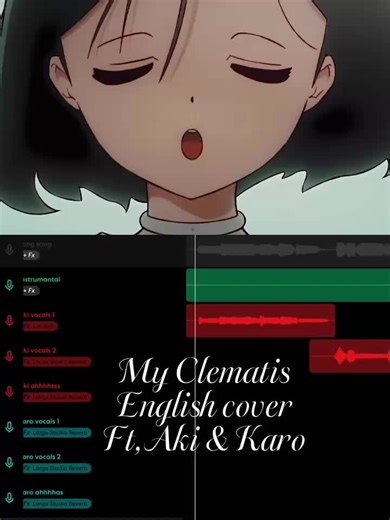 My Clematis English cover with @ミ★ karo || this was sm fun to work on, im so happy with how this came out! #songcover #myclematisalienstage #alienstage #fyp #myclematis