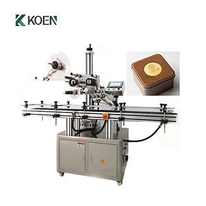 Automatic Paper Card Gift Box Flat Bottle Labeling Machine with Conveyor